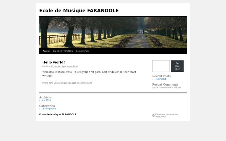 Screenshot of farandole-lepouliguen.fr