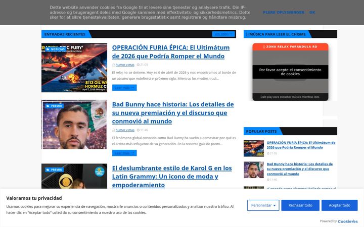Screenshot of farandulard.com