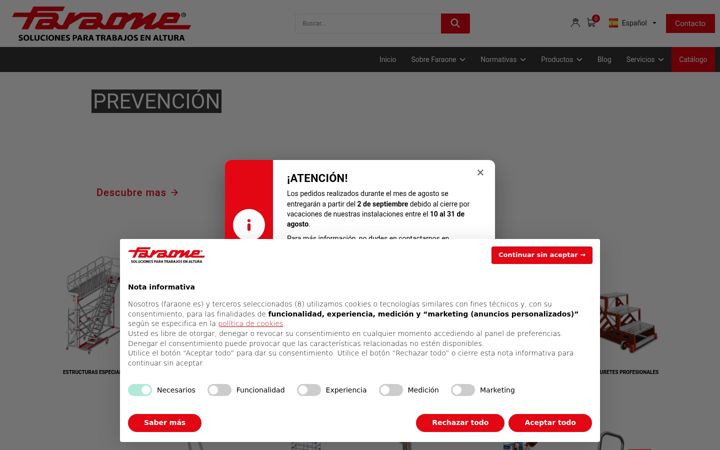 Screenshot του faraone.es