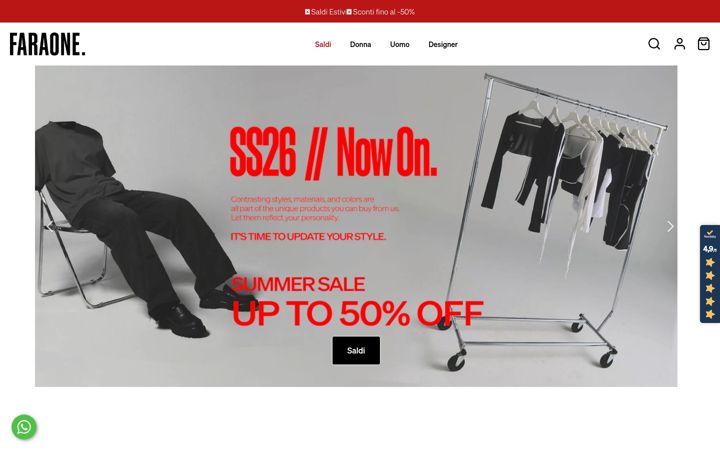 Screenshot of faraone.shop