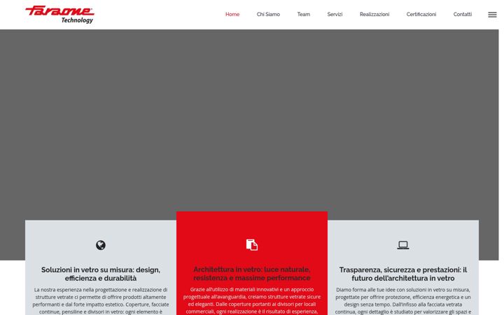 Screenshot of faraonetechnology.com