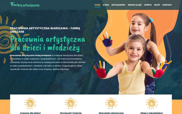 Screenshot of farba-umazane.pl