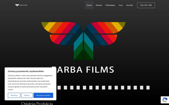 Screenshot of farbafilms.pl