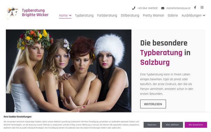 Screenshot of farbanalyse.at