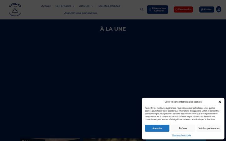 Screenshot of farband.org