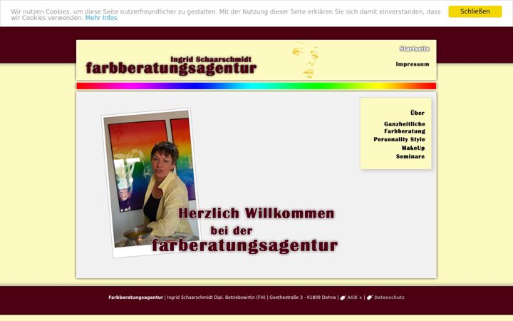 Screenshot di farbberatungsagentur.de
