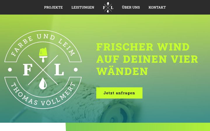 Screenshot di farbe-leim.de