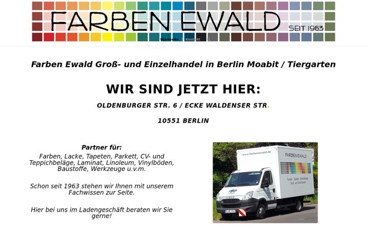 Screenshot of farben-ewald.de