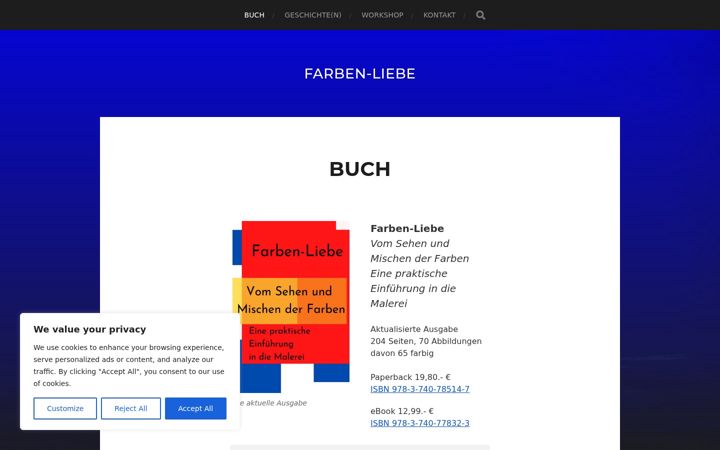 Screenshot ta' farben-liebe.de