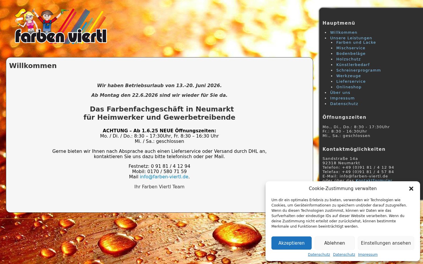 Screenshot tal-banner tal-kunsens muri qabel kwalunkwe interazzjoni