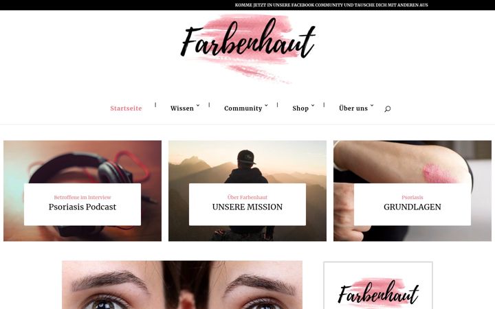 Screenshot of farbenhaut.de