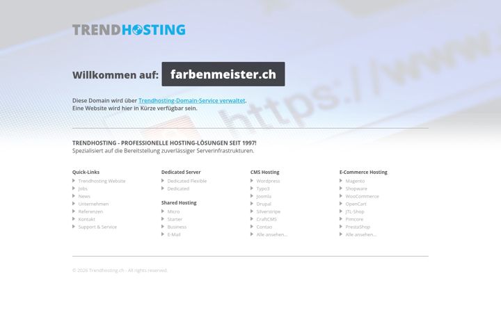 Screenshot of farbenmeister.ch