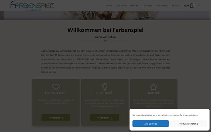 Screenshot of farbenspiel.com