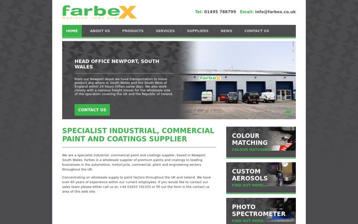 Screenshot of farbex.co.uk