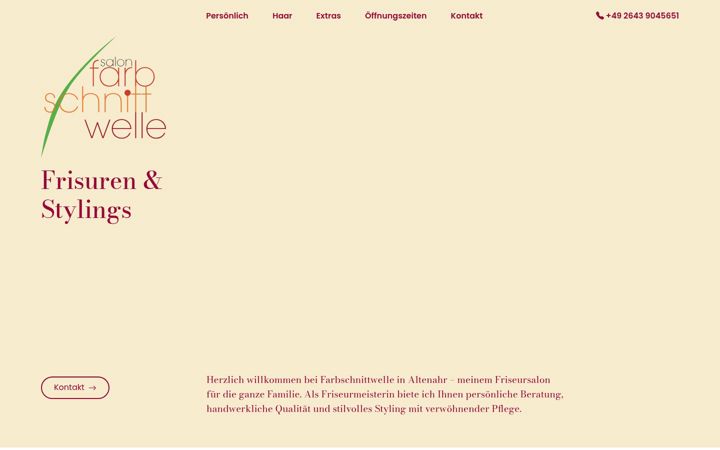 Screenshot stránky farbschnittwelle.de