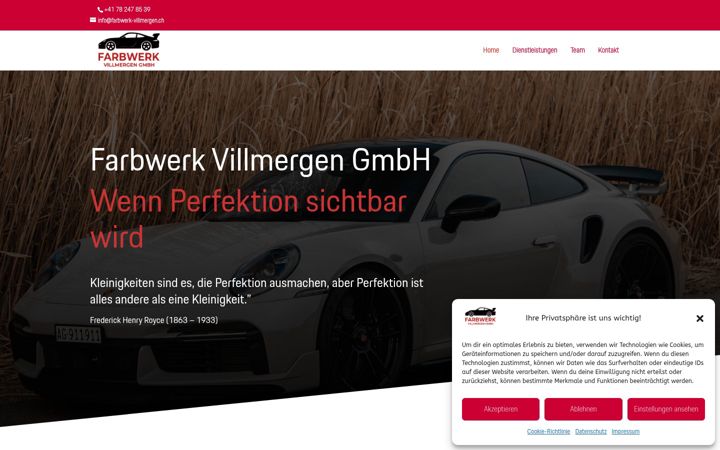 Screenshot of farbwerk-villmergen.ch