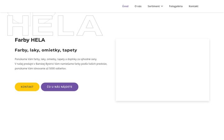 Screenshot of farbyhela.sk