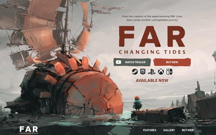Screenshot of farchangingtides.com