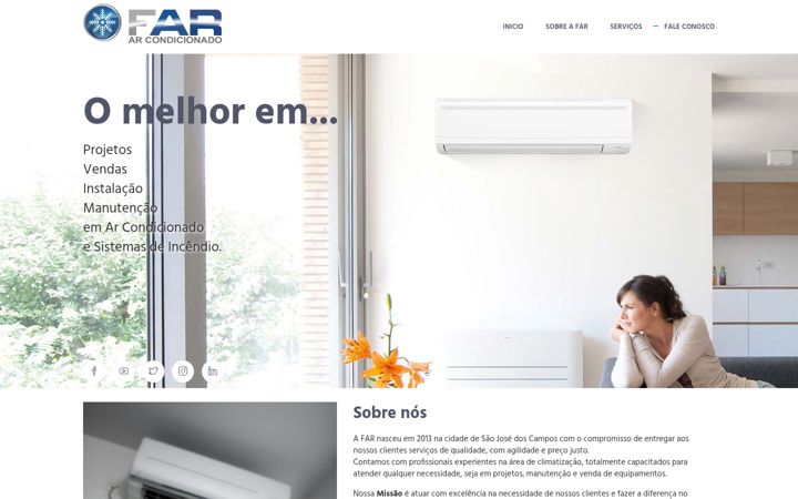 Screenshot of farcondicionado.com