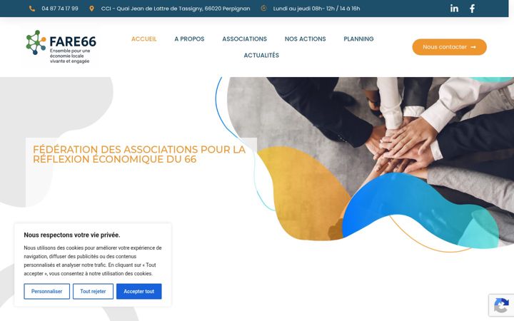 Screenshot of fare66.fr