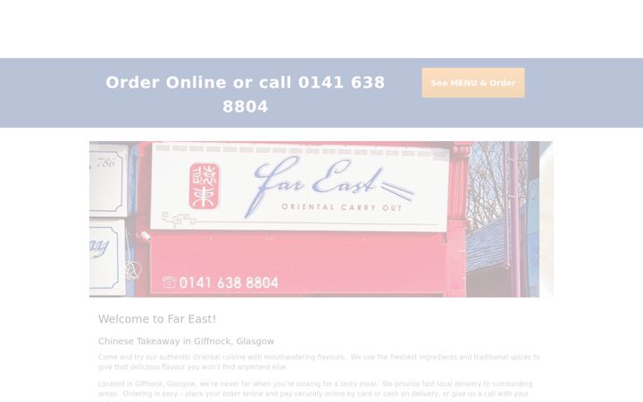 Screenshot of fareastgiffnock.co.uk