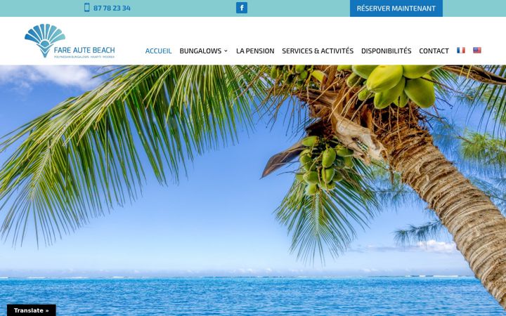 Screenshot of fareautebeach.com
