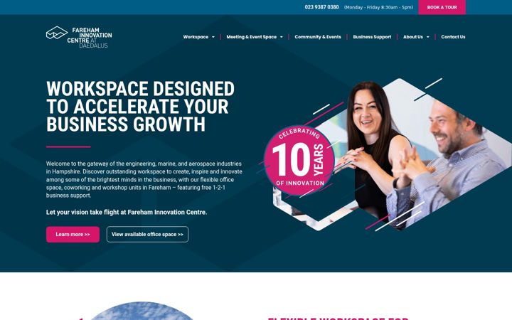 Screenshot of fareham-ic.co.uk