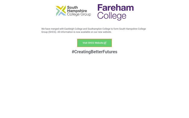 Screenshot of fareham.ac.uk