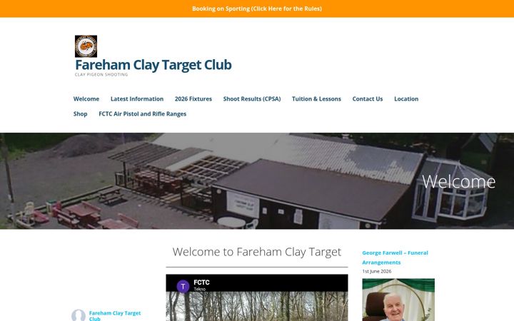 Screenshot of farehamctc.org.uk