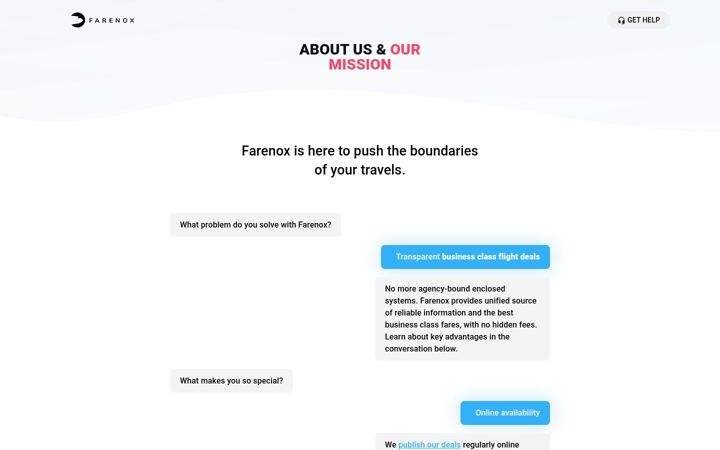 Screenshot of farenox.com