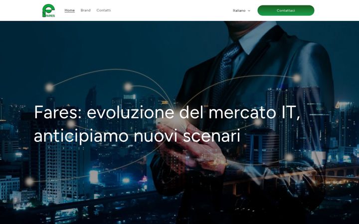 Screenshot of fares.it