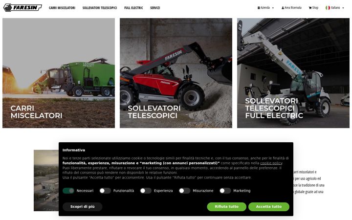 Screenshot of faresin.com