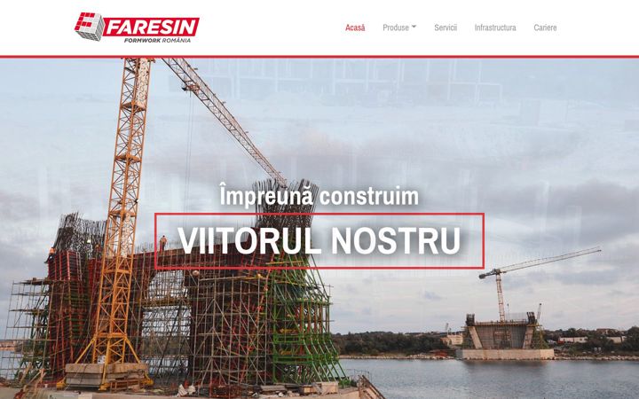 Screenshot of faresinromania.ro