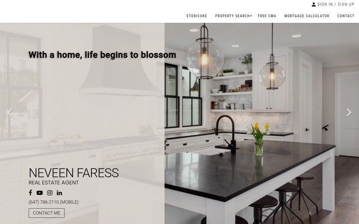 Screenshot of faressrealestate.com