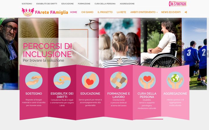 Posnetek zaslona faretefamiglia.it