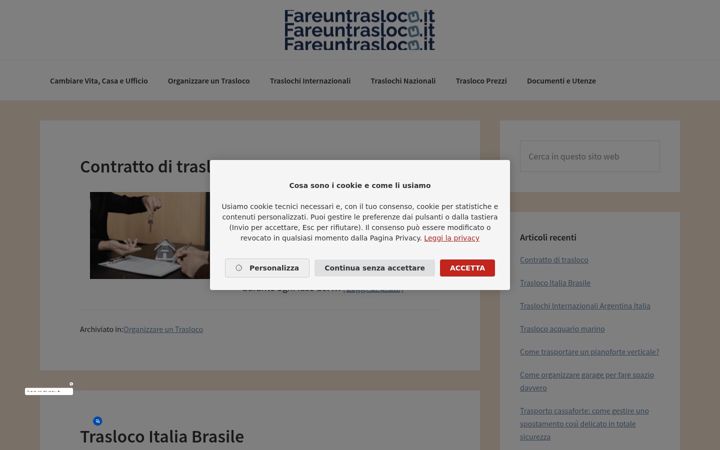 Screenshot of fareuntrasloco.it
