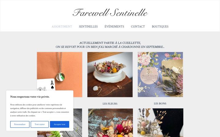 Screenshot of farewell-sentinelle.ch