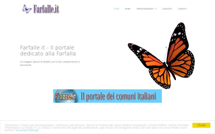 Screenshot of farfalle.it