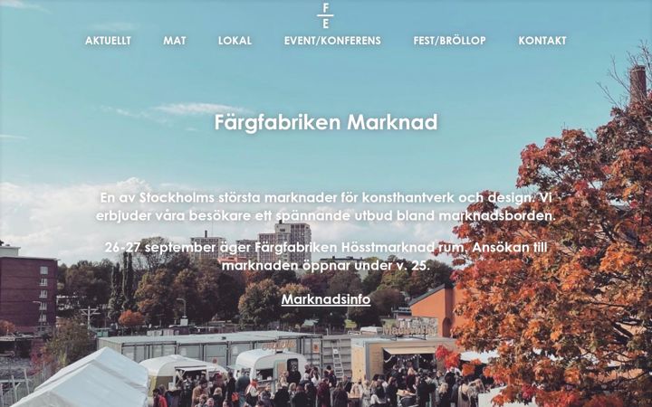 Screenshot of fargfabrikenevenemang.se