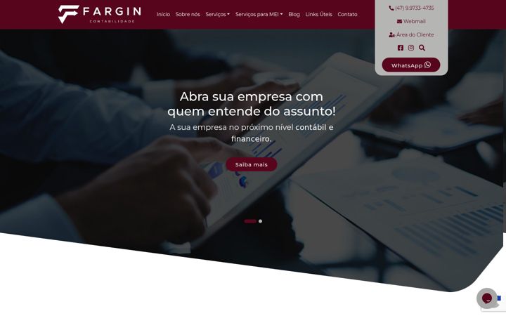 Screenshot of fargincontabilidade.com.br