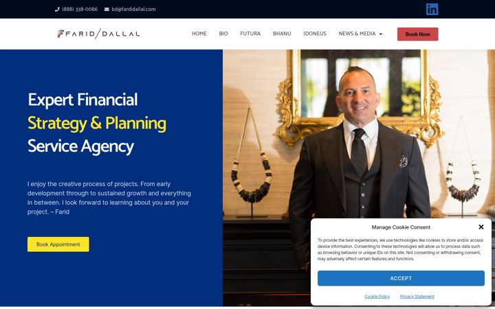 Screenshot of fariddallal.com