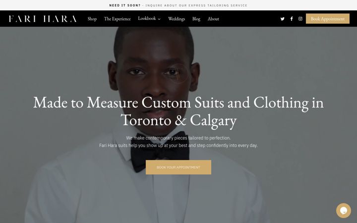 Screenshot of farihara.com