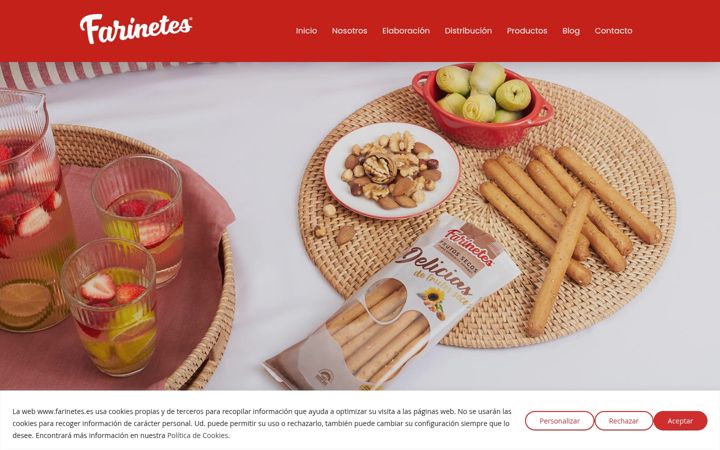 Screenshot του farinetes.es
