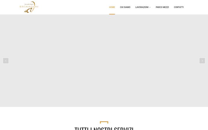 Screenshot of farinettiescavazioni.com
