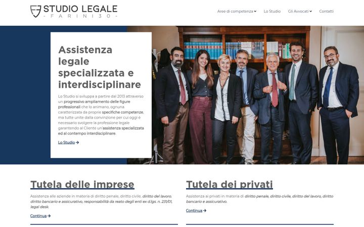 Screenshot of farini30.it