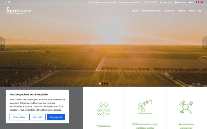 Screenshot of farm-store.eu