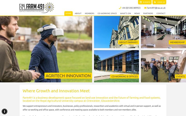 Screenshot of farm491.com