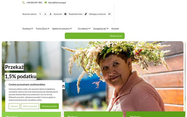 Screenshot of farma.org.pl
