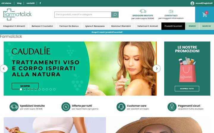 Screenshot of farma1click.it