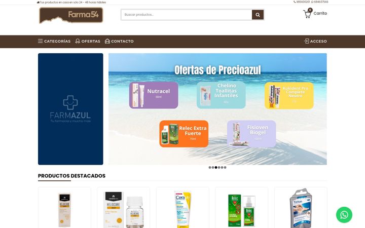 Screenshot of farma54online.com